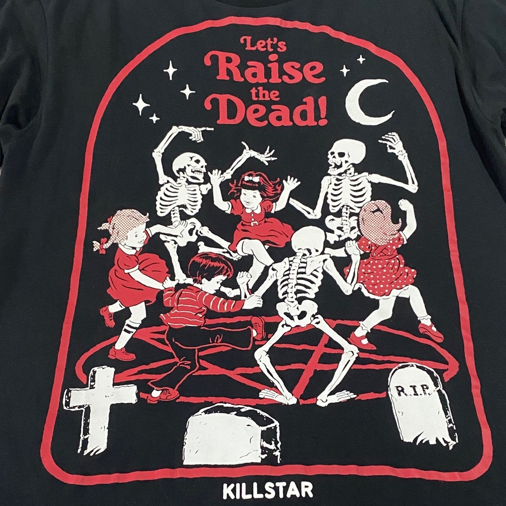 Killstar Lets Raise the Dead Skeleton Dance Tee